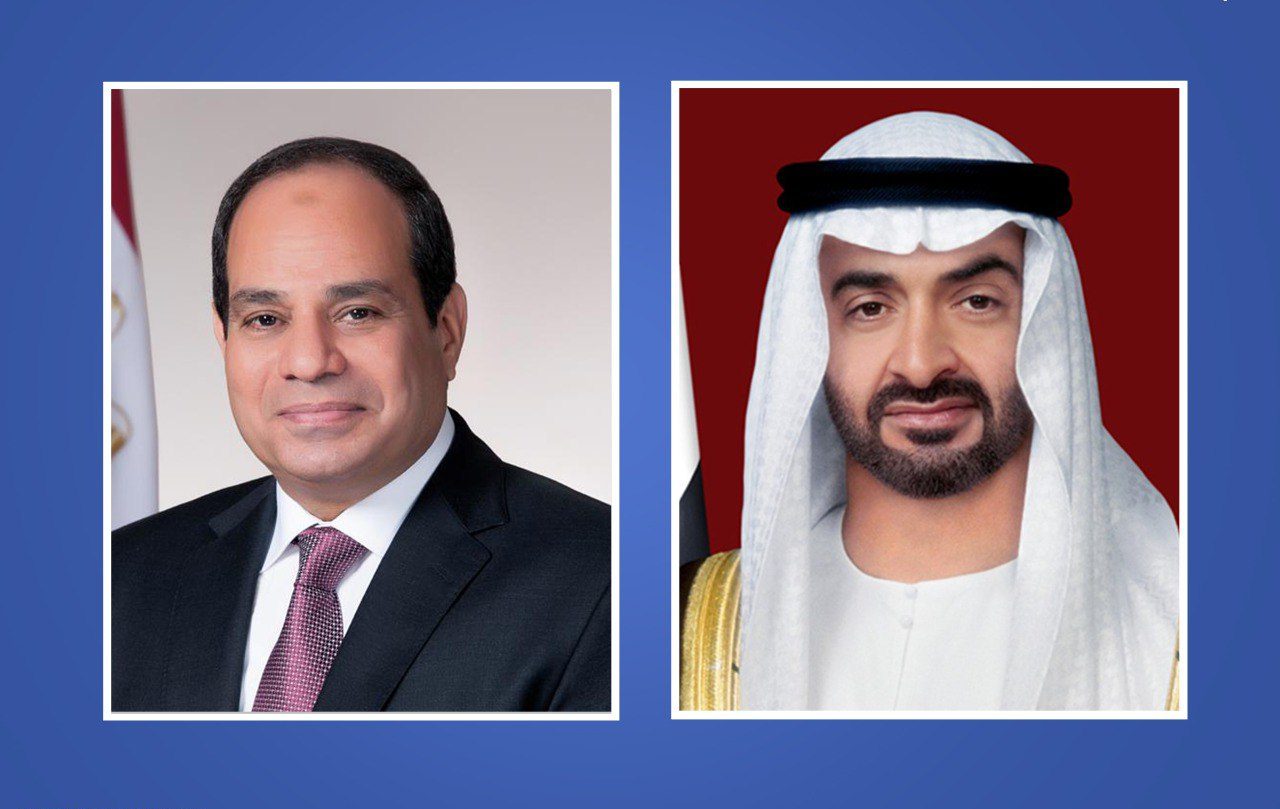 محمد بن زايد والسيسي