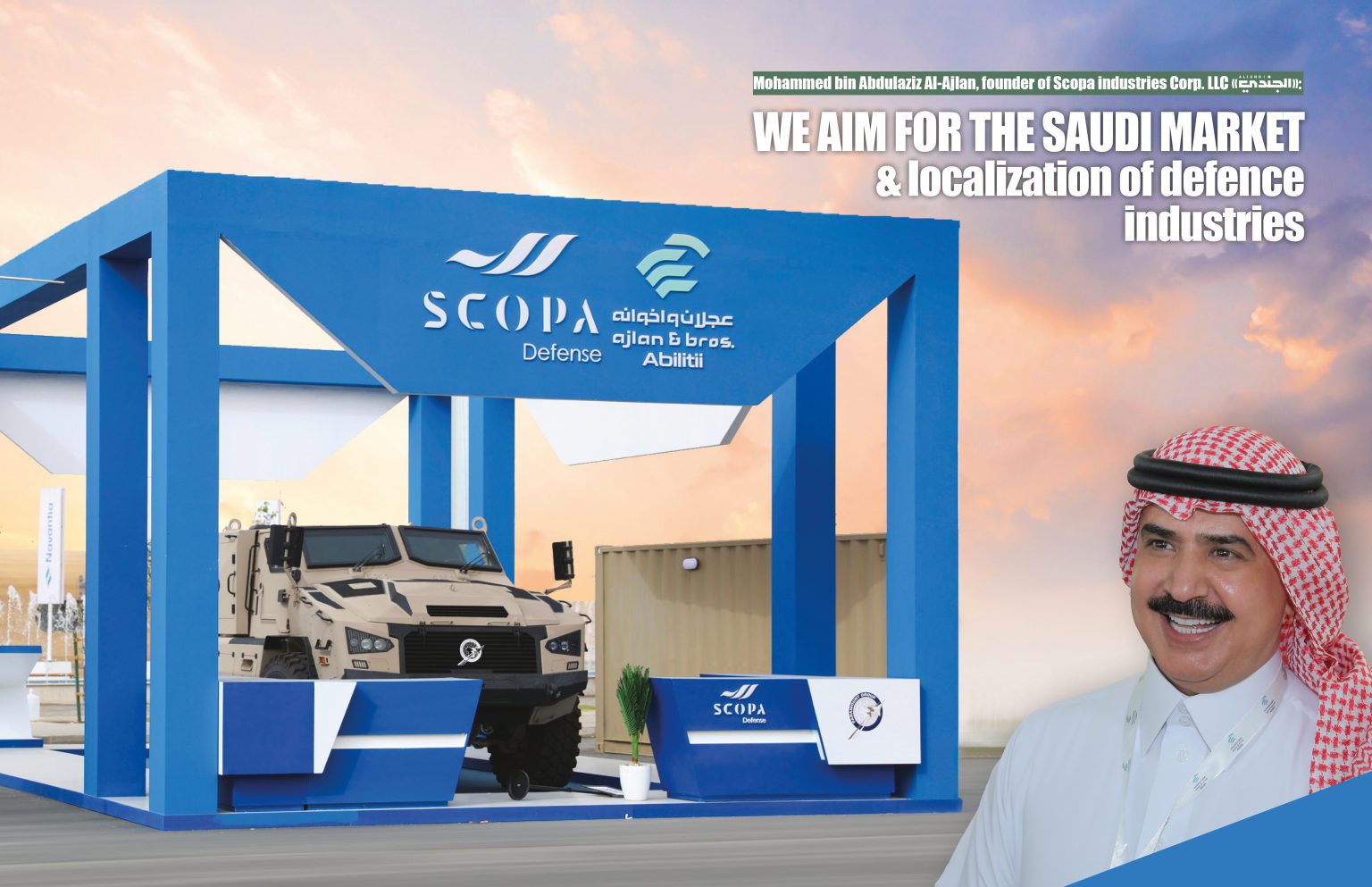 Mohammed bin Abdulaziz Al-Ajlan, founder of Scopa industries Corp. LLC ...