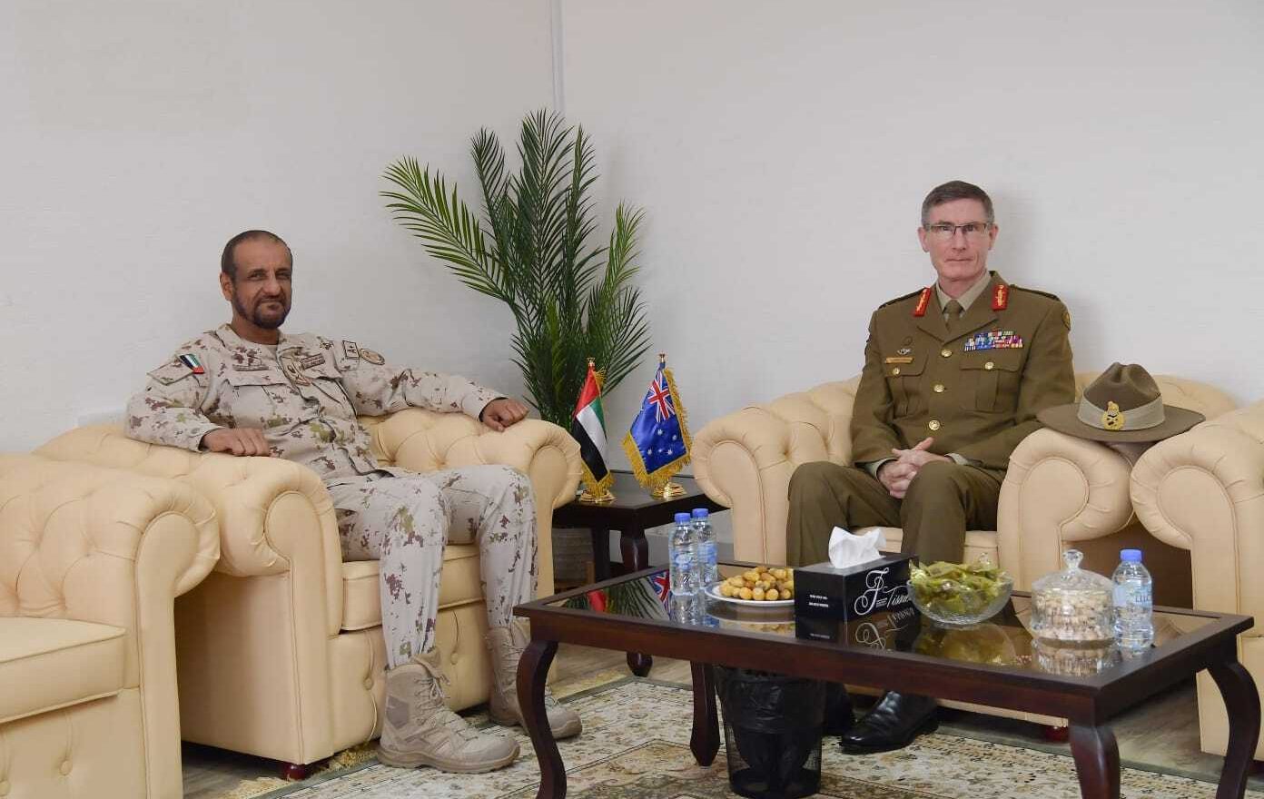 قائد العمليات المشتركة يستقبل رئيس قوات الدفاع الأسترالي.