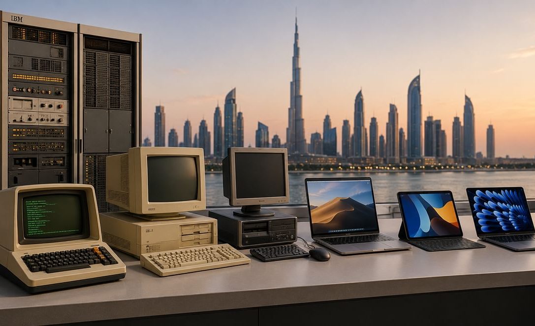 الحواسيب في الإمارات_ مسيرة تقنية من الأجهزة العملاقة إلى الذكاء الاصطناعي