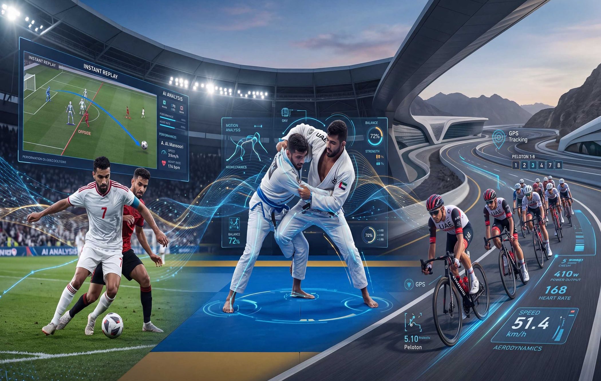 الذكاء الاصطناعي والتكنولوجيا الحديثة.. أدوات جديدة لتطوير الأداء في الرياضة الإماراتية